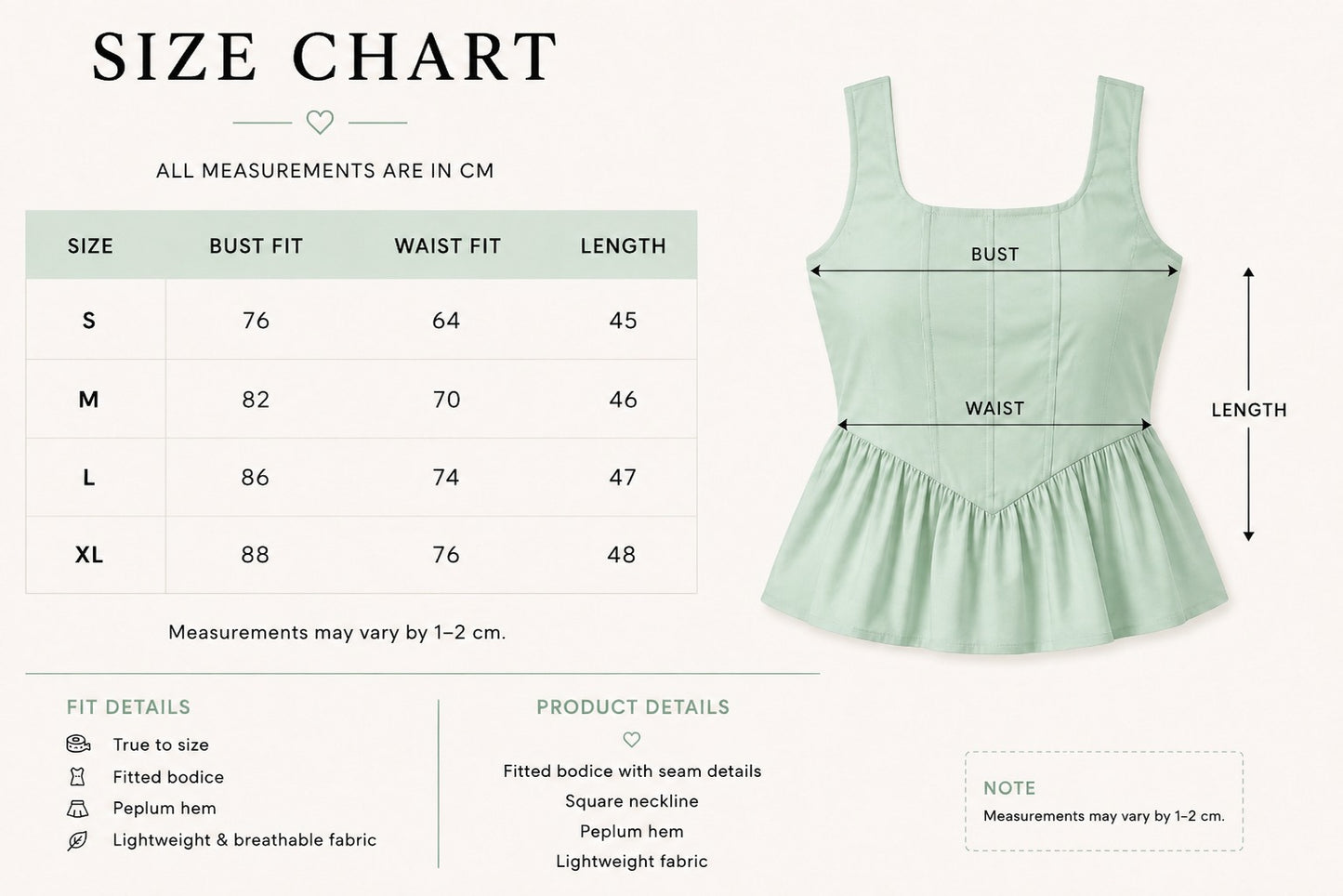 Peplum Top