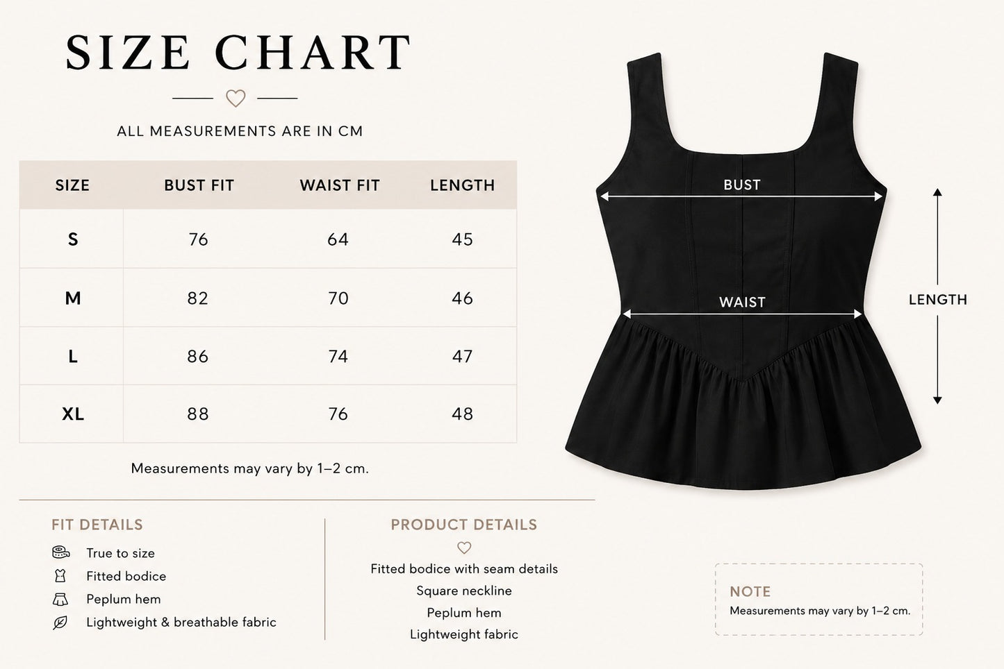 Peplum Top
