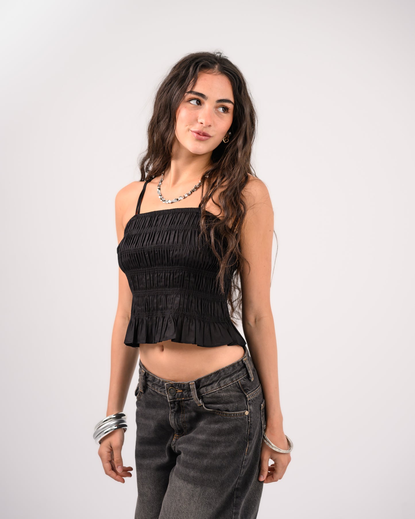 Strappy Draped Top