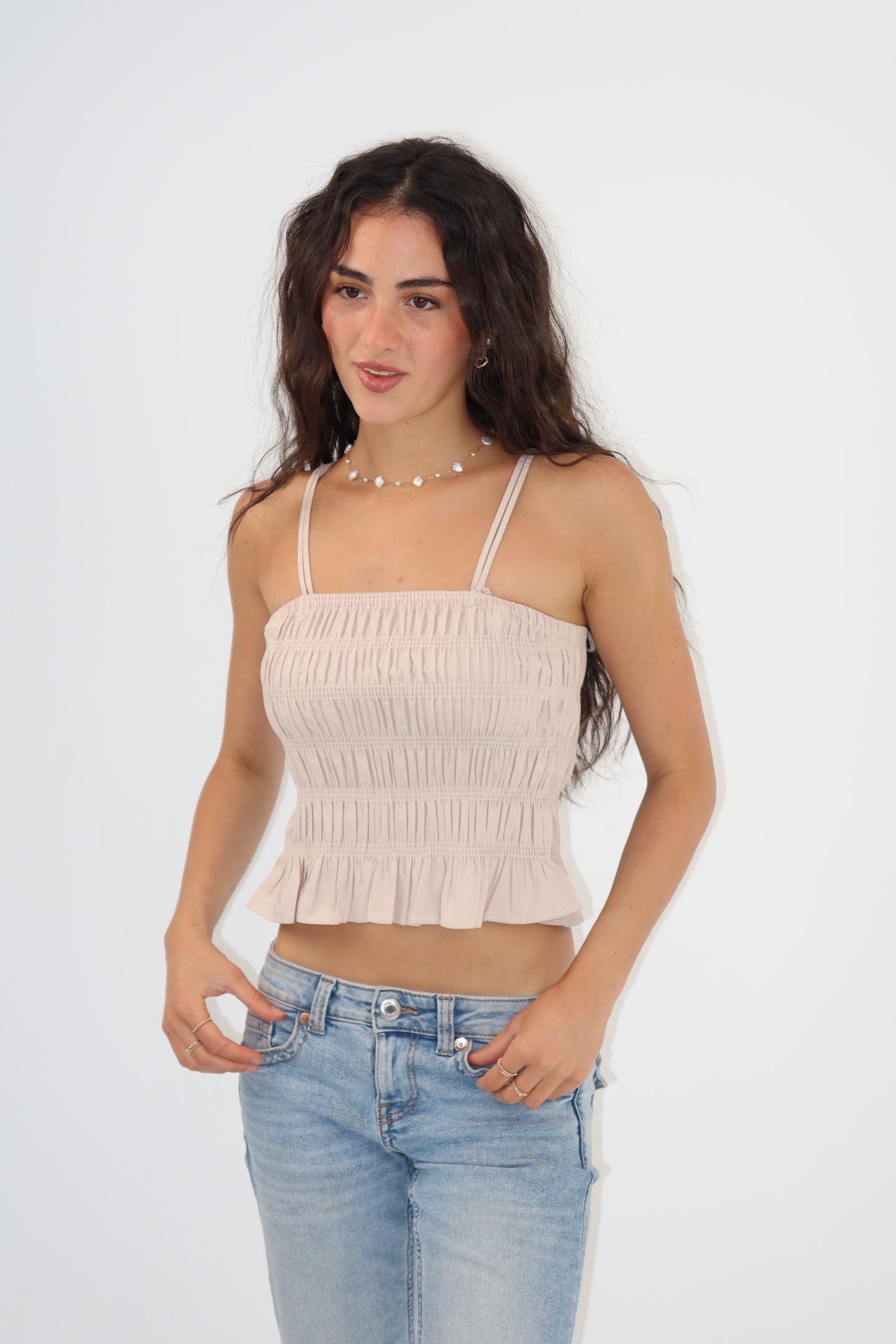 Strappy Draped Top
