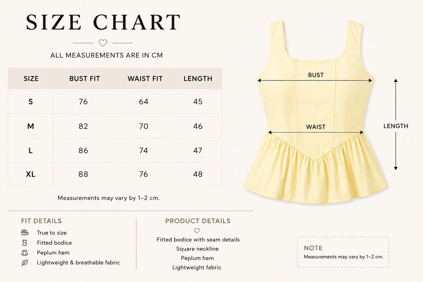 Peplum Top